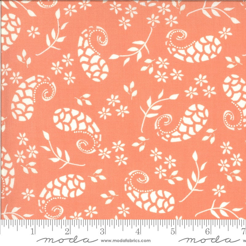 Balboa Charm Pack OOP, Moda 37590PP, 5" Precut Fabric Squares, Floral Charm Pack, Modern Floral Fabric, Sherri and Chelsi