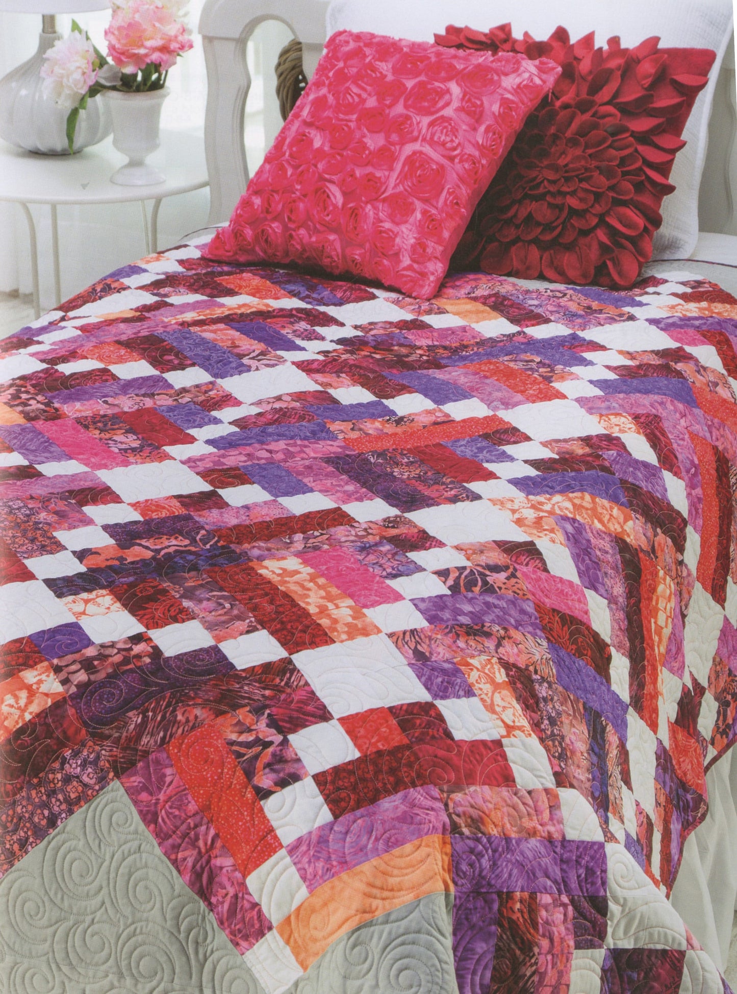 More Jelly Roll Quilts Pattern Book, Annie's Quilting 141398, Jelly Roll 2.5" Strips Quilt Pattern Book, 8 Projects
