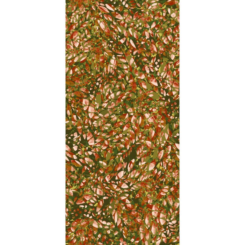 REMNANT 2 Yards 15" of 108" Dappled- Olive Green Brown Rust Wide Quilt Back Fabric, Maywood Studio MASQBD106-GA, Autumn Fall Wide Quilt Back