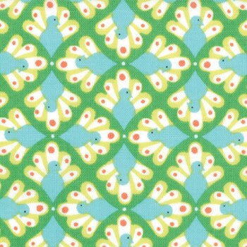 RARE Birds and Berries 5" Charm Pack OOP, Moda 25060PP, Precut 5" Colorful Birds Floral Quilt Fabric Squares, Jung