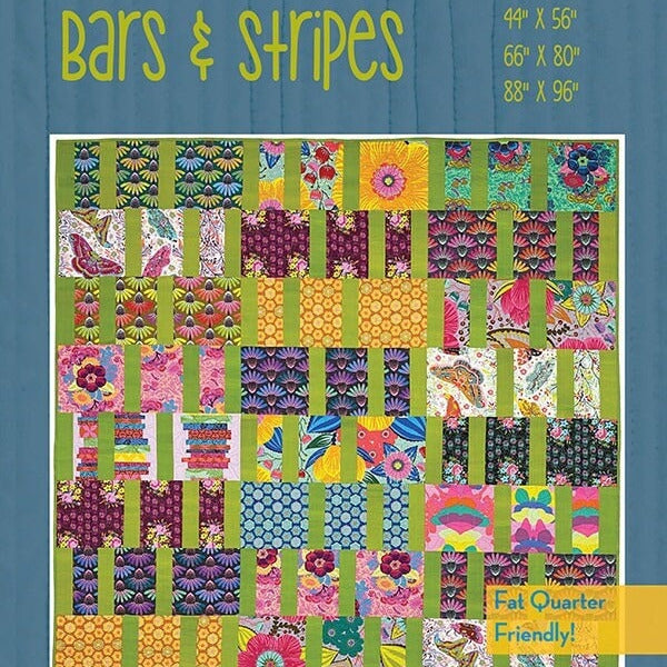 Gridlocked Quilt Pattern, Everyday Stitches ES419GRD, FQ Fat Quarter Friendly, Baby Throw Full Queen Bed Easy Quilt Pattern