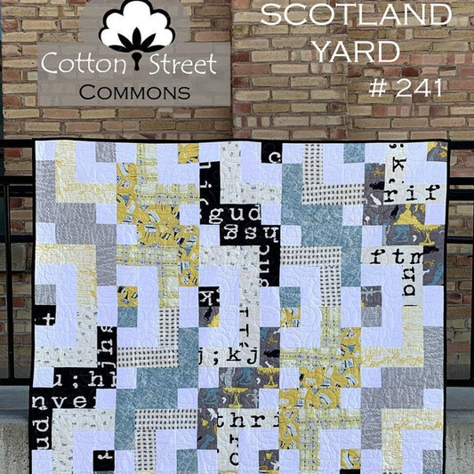 LAST CALL Scotland Yard Quilt Pattern, Cotton Street Commons CSC241