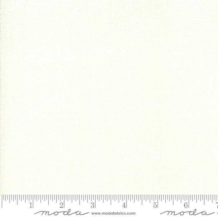 REMNANT 28" of Thatched - Cream Tonal Fabric, Moda 48626 36, White on Cream Fabric, Robin Pickens