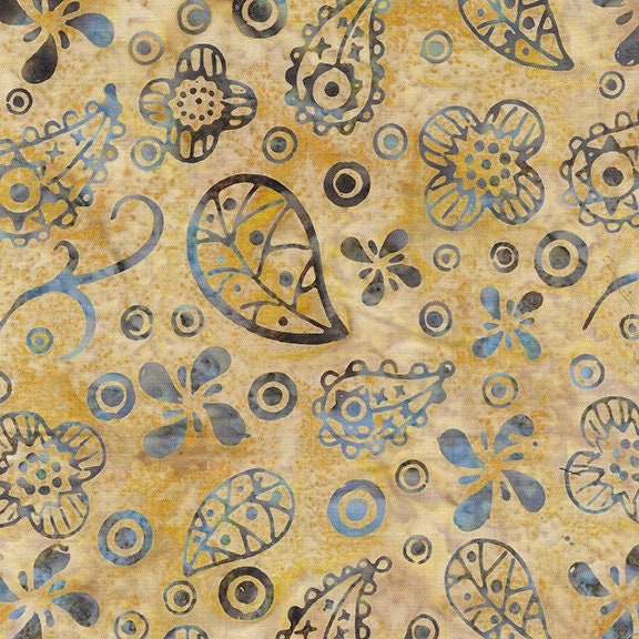 Country Charm 10" Stack, Island Batik, 10" Precut Green Brown Blue Rust Batik Layer Cake Fabric Squares