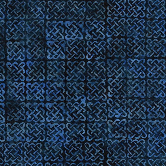 Citron Breeze Stack, Island Batik, 10" Precut Green Blue Celtic Batik Fabric Squares