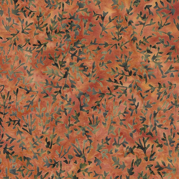 Country Charm 10" Stack, Island Batik, 10" Precut Green Brown Blue Rust Batik Layer Cake Fabric Squares