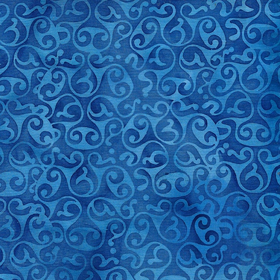 Citron Breeze Stack, Island Batik, 10" Precut Green Blue Celtic Batik Fabric Squares