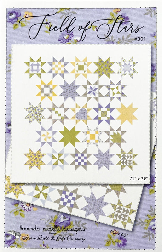 Field of Stars Quilt Pattern, Acorn Quilt and Gift AQG301