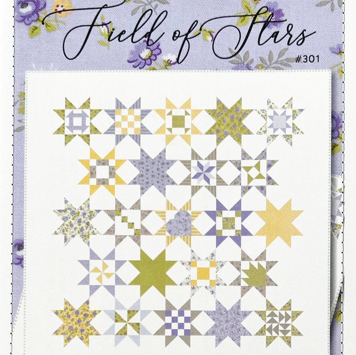 Field of Stars Quilt Pattern, Acorn Quilt and Gift AQG301