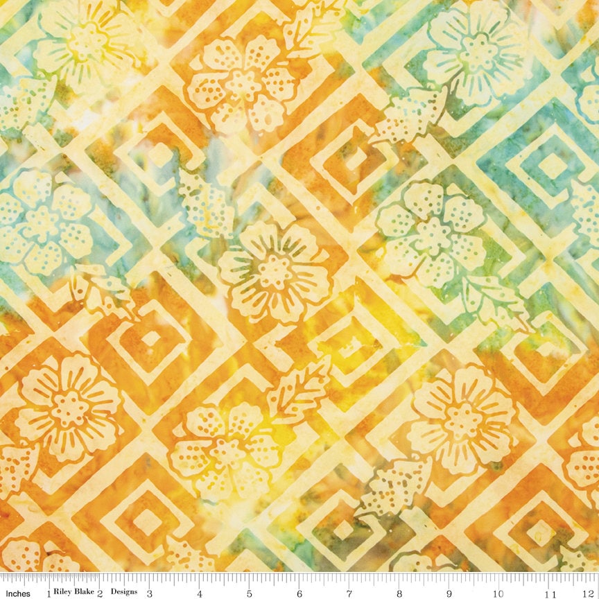 Expressions Batiks - That Summer Feelin 5" Stacker, Riley Blake 5-TSMRFLN-42, Bright Rainbow Colors 5" Precut Batik Fabric Quilt Squares