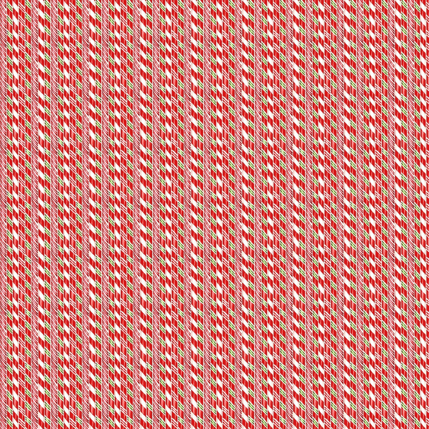 REMNANT 30" of Sugar Coated - Christmas Candy Cane Stripe Fabric, Northcott DP27146-10, Deborah Edwards, Christmas Xmas Cotton Quilt Fabric