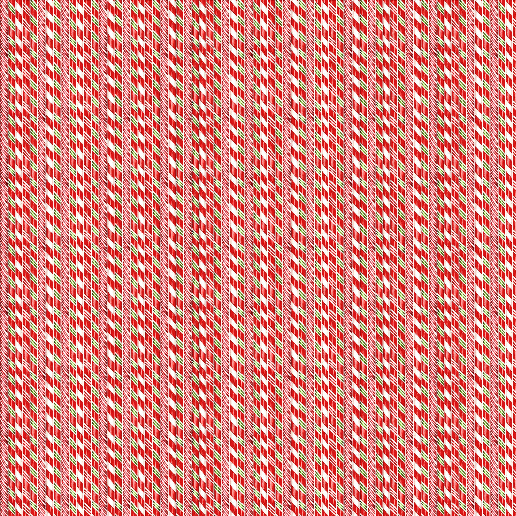 REMNANT 30" of Sugar Coated - Christmas Candy Cane Stripe Fabric, Northcott DP27146-10, Deborah Edwards, Christmas Xmas Cotton Quilt Fabric