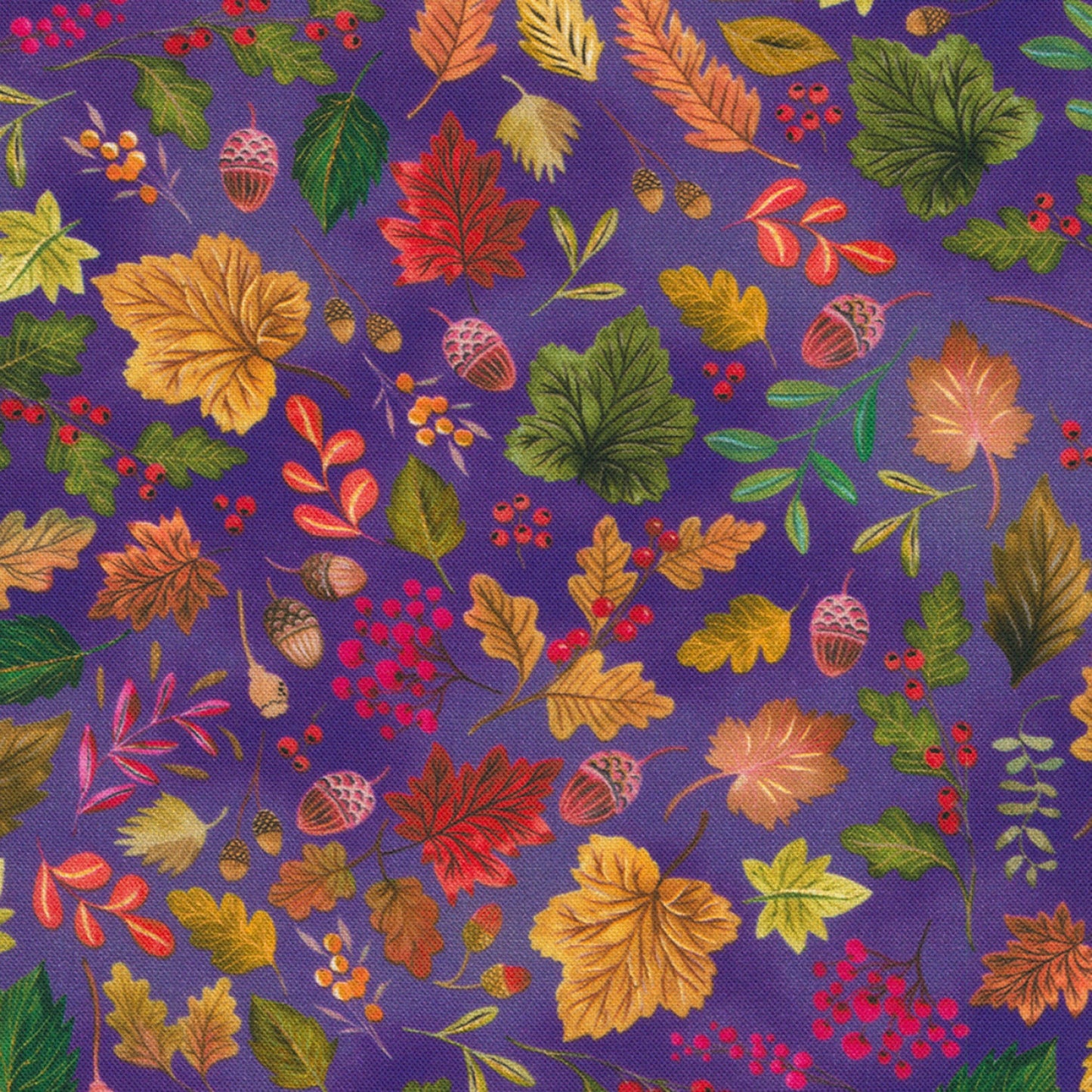 Thankful 20 Piece Fat Quarter Bundle, Robert Kaufman FQ-2151-20, Thanksgiving Turkey Floral Fabric, 18 x 22 Fabric Cuts