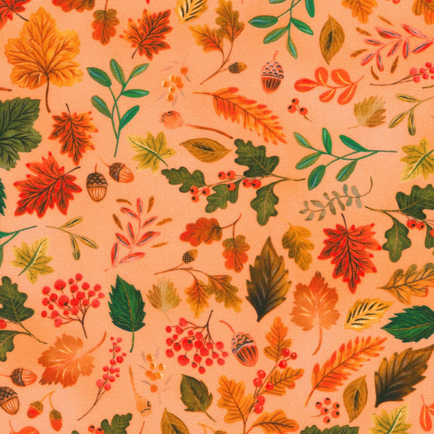 Thankful 20 Piece Fat Quarter Bundle, Robert Kaufman FQ-2151-20, Thanksgiving Turkey Floral Fabric, 18 x 22 Fabric Cuts