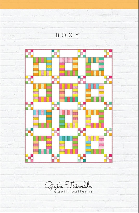 Boxy Quilt Pattern, Gigi's Thimble GT746