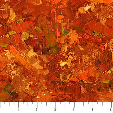 Silent Lake - Red Texture Fabric, Northcott DP27257-24, Digitally Printed Autumn Fall Red Texture Tonal Fabric