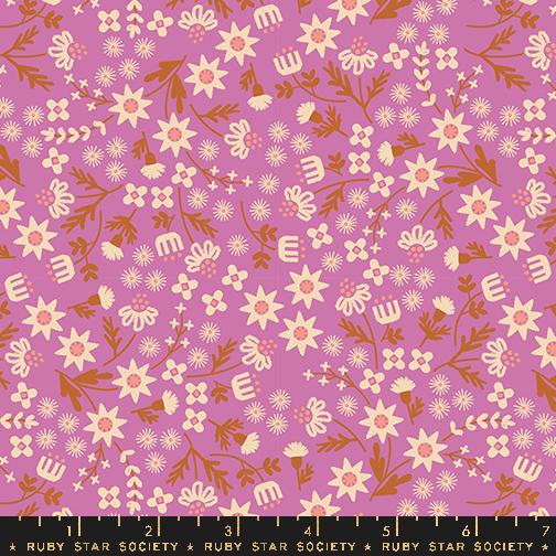 Favorite Flowers Layer Cake, Moda RS5143LC, 10" Precut Modern Floral Fabric Squares, Ruby Star Society