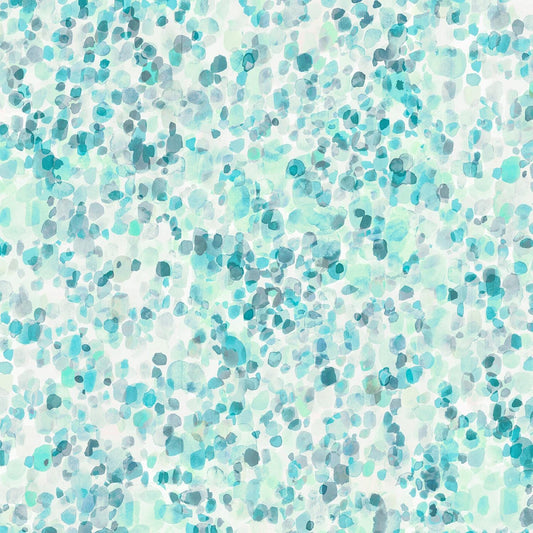 108" Layered Sea Glass - Blue Green Teal Wide Quilt Back Fabric, P & B Textiles SEAW5471-LBG, Wide Back Fabric, Quilt Backing, By the Yard