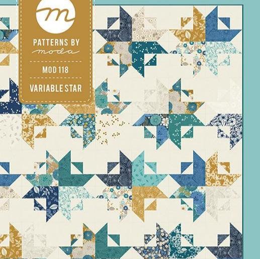 Variable Star Patchwork Pattern Variable Star Quilt Pattern, Moda MOD118 – Jambearies Quilt Co