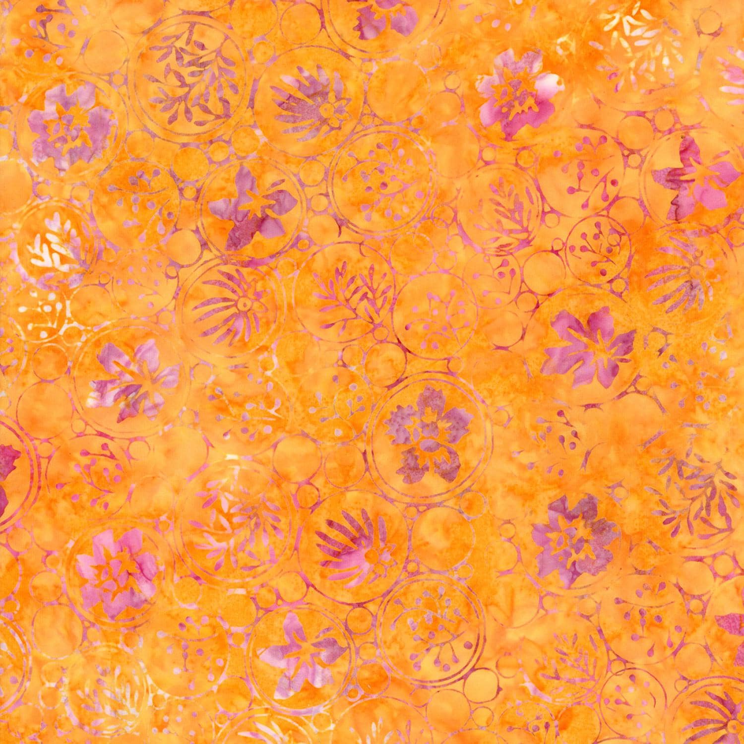 Sunset Batik 5" Squares, Timeless Treasures Treat-Mini42 Sunset, 5" Precut Pink Purple Peach Batik Charm Pack Fabric Squares