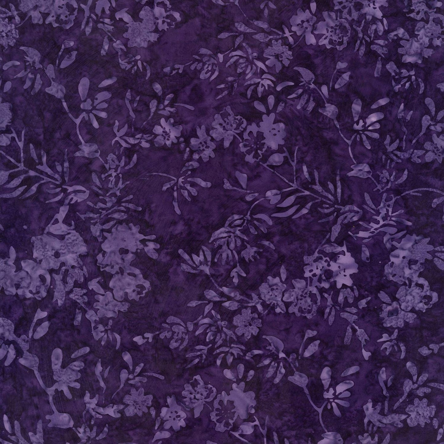 Paradise Batik 5" Squares, Timeless Treasures Treat-Mini42 Paradise, 5" Precut Teal Purple Floral Batik Charm Pack Fabric Squares