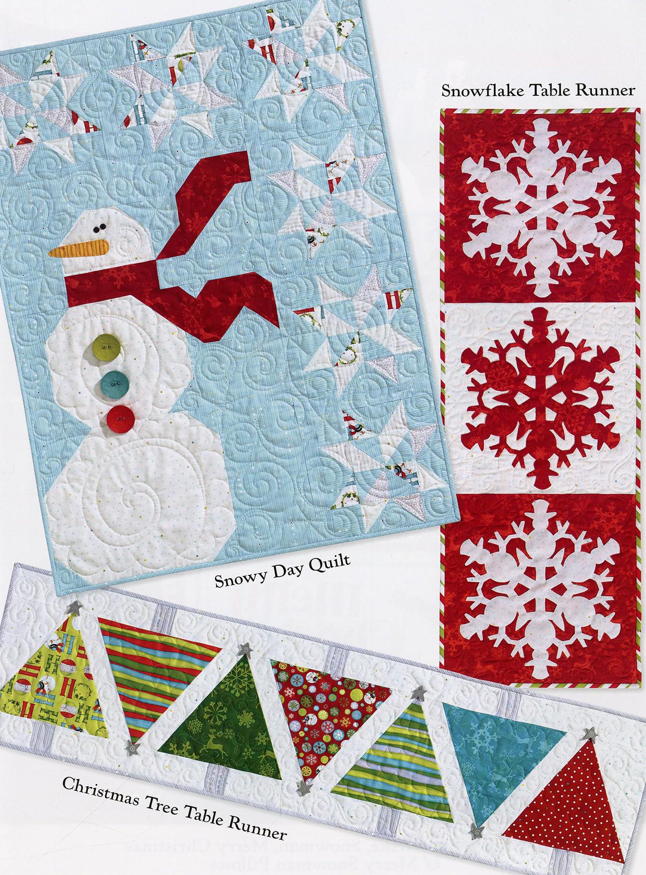 Ho Ho Ho Let it Snow Quilt Pattern Projects Book, Art to Heart ATH548B, Christmas Xmas Sewing and Quilt Projects, Nancy Halvorsen