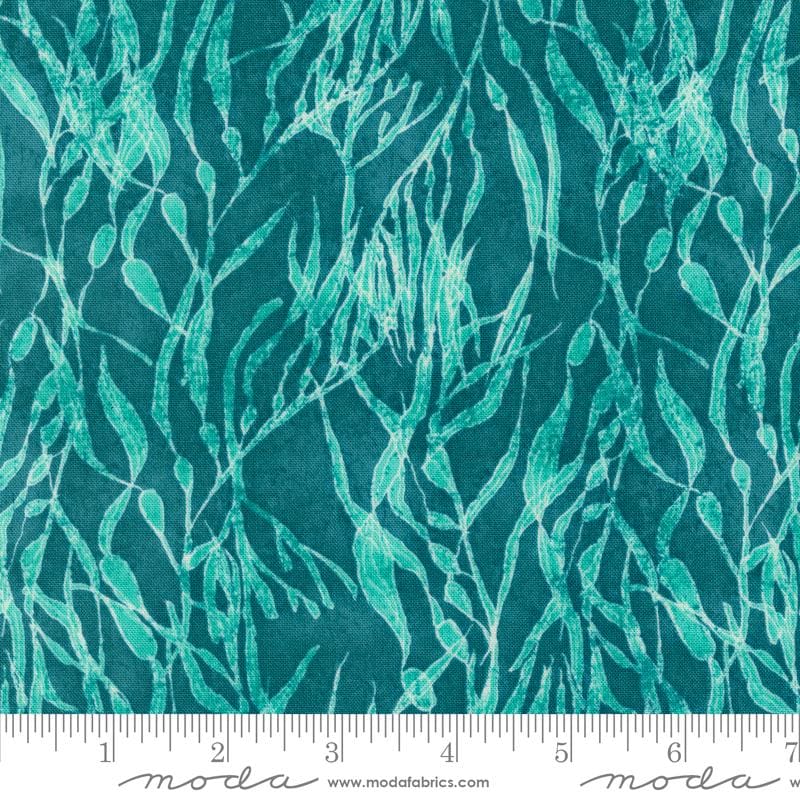 Serena Shores Layer Cake, Moda 48770LC, 10" Precut Blue Green Seashore Beach Floral Quilting Fabric Squares, Robin Pickens