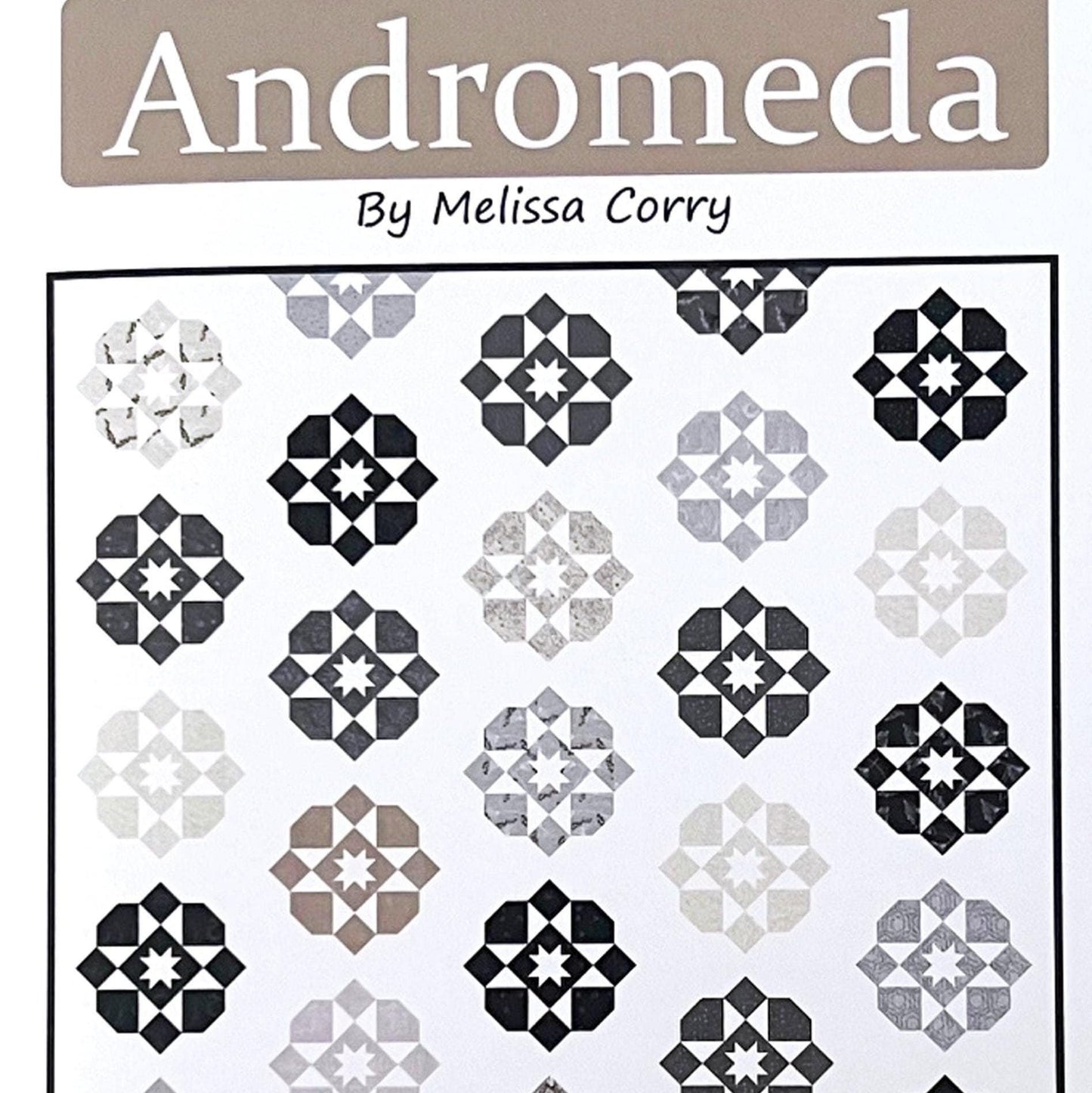 Andromeda Quilt Pattern, Happy Quilting HQ140, Fat Quarters FQ Friendly Baby Lap Picnic Throw Twin Queen Bed Star Quilt Pattern, Corry