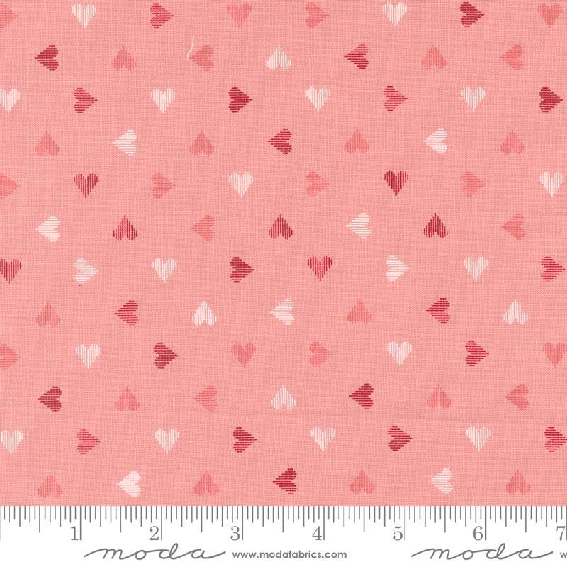 Love Blooms Charm Pack, Moda 5220PP, 5" Precut Valentine's Day Fabric Squares, Lella Boutique