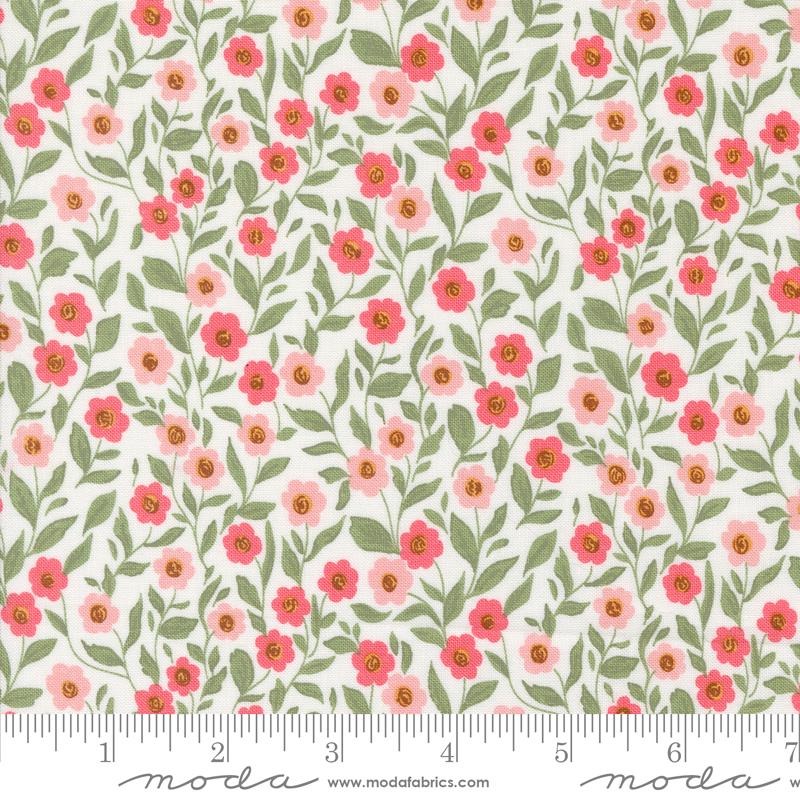 Love Blooms Charm Pack, Moda 5220PP, 5" Precut Valentine's Day Fabric Squares, Lella Boutique