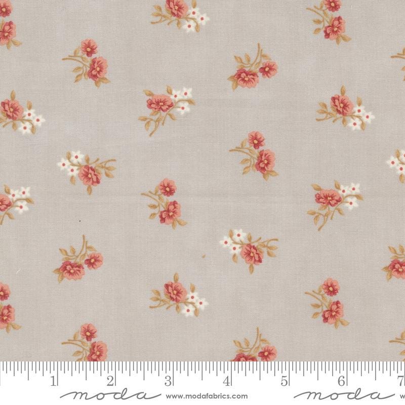 Sandalwood Layer Cake, Moda 44380LC, 10" Precut French Country Floral Fabric Squares,Floral Quilting Fabric, 3 Sisters