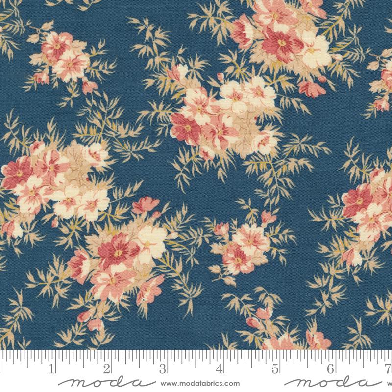 Sandalwood Layer Cake, Moda 44380LC, 10" Precut French Country Floral Fabric Squares,Floral Quilting Fabric, 3 Sisters