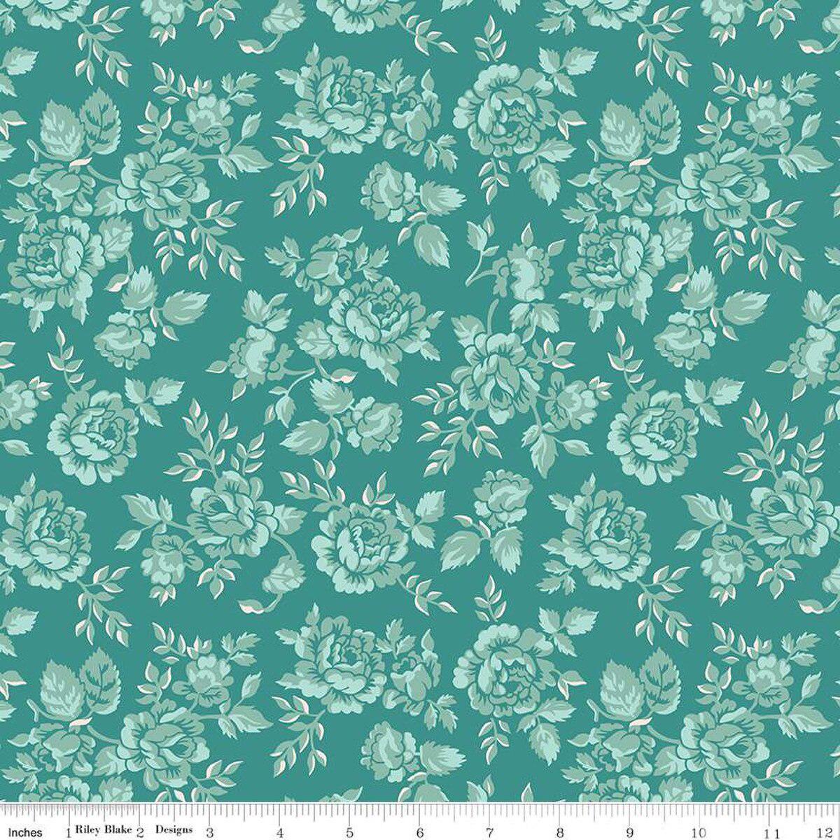 Home Town 5" Stacker, Riley Blake 5-13580-42, 5" Precut Low Volume Calico Quilt Fabric Squares, Lori Holt