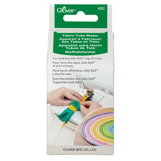 Fabric Tube Maker, Clover 4022, Jelly Roll Rug Tube Making Tool, Sewing Notions