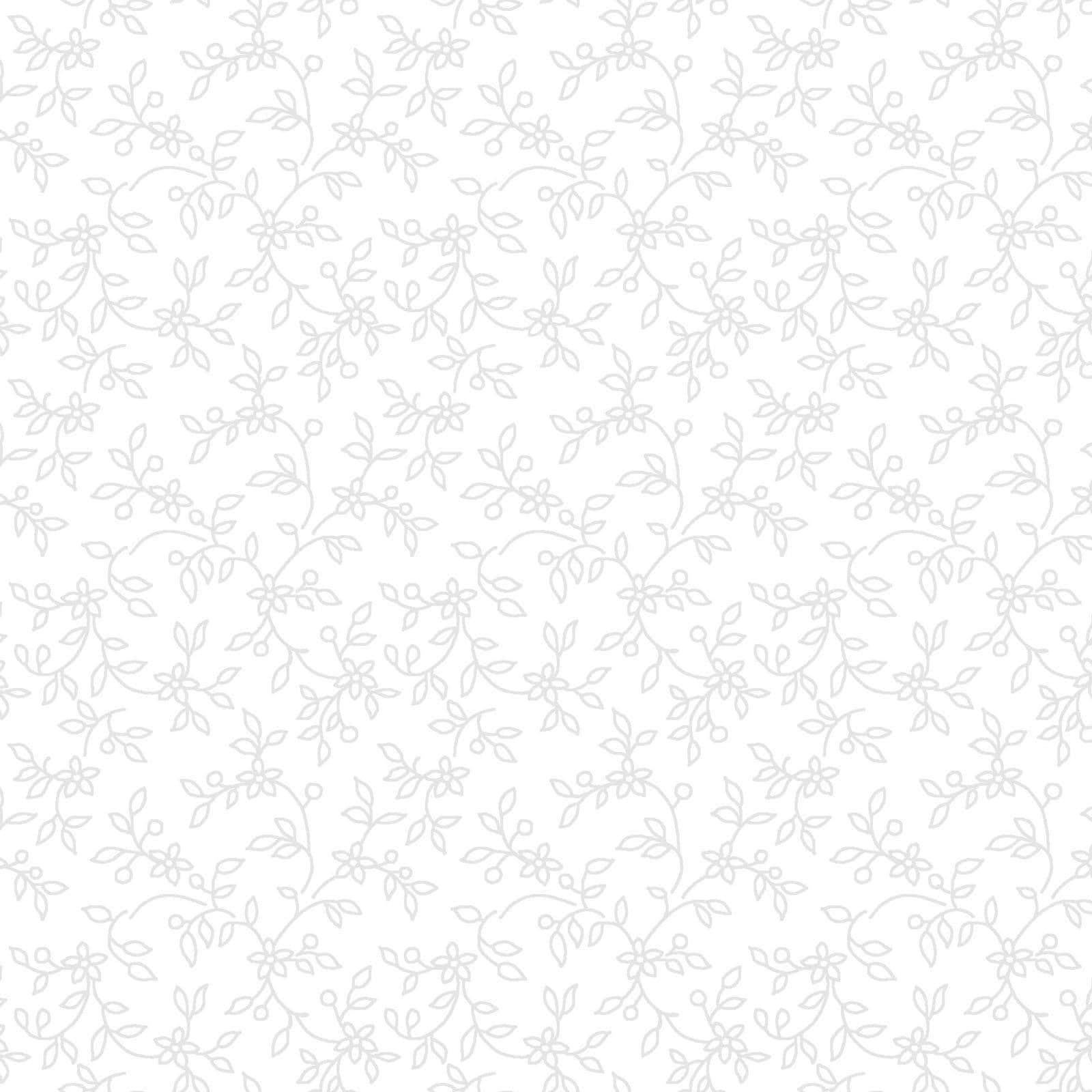 Solitaire Ultra White 16 Fat Quarters Bundle, Maywood Studio FQ-MASSOLT-UW, 18" x 22" Precut White on White Neutral Fat Quarters Fabric