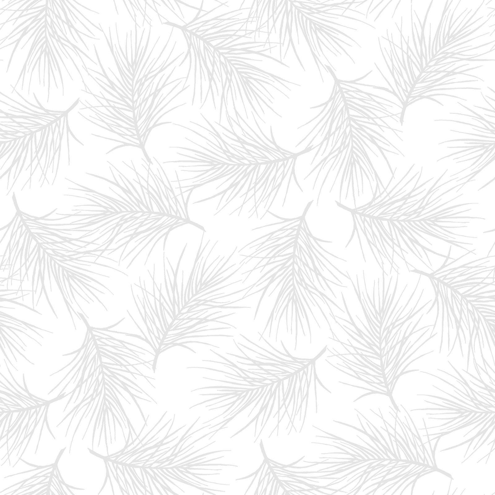 Solitaire Ultra White 16 Fat Quarters Bundle, Maywood Studio FQ-MASSOLT-UW, 18" x 22" Precut White on White Neutral Fat Quarters Fabric