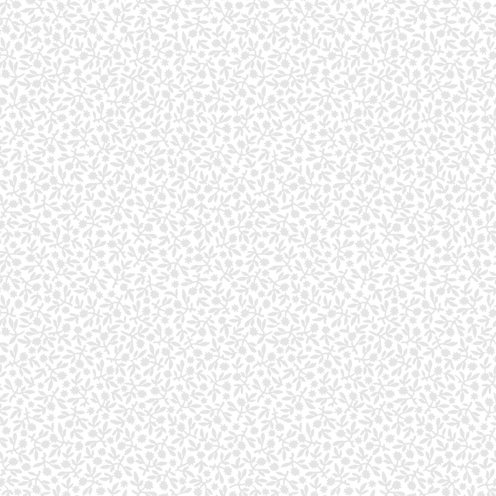 Solitaire Ultra White 16 Fat Quarters Bundle, Maywood Studio FQ-MASSOLT-UW, 18" x 22" Precut White on White Neutral Fat Quarters Fabric