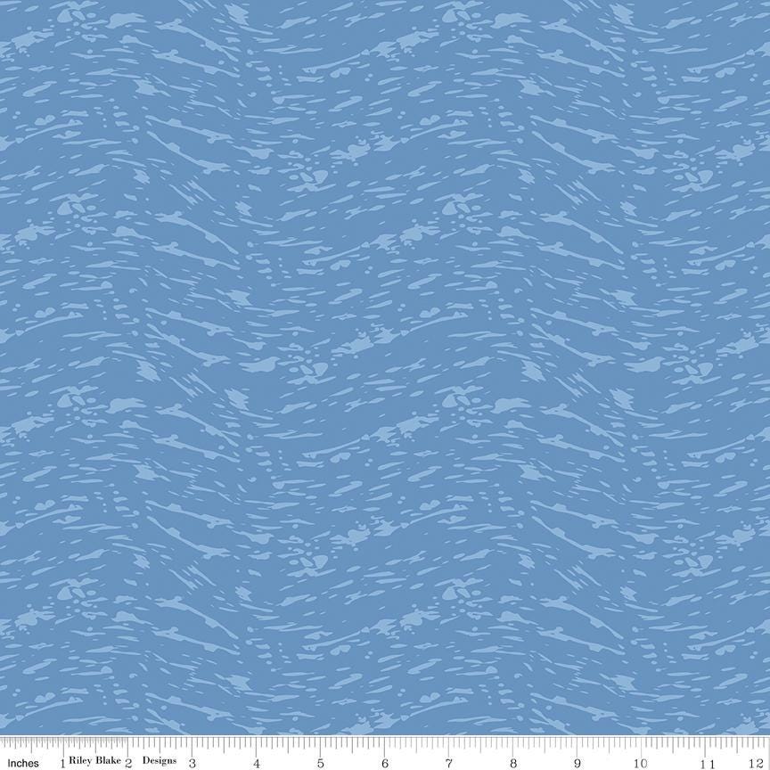 Ocean Oasis 18 Fat Quarter Bundle, Riley Blake FQ-15990-18, Precut 18 x 22 Beach Coastal Sea Turtles Fabric, Diane Labombarbe