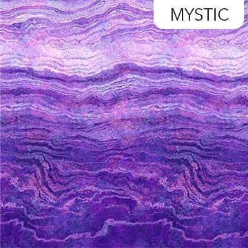 REMNANT 33" of Stonehenge Gradations Ombre II- Purple Lavender Ombre Fabric, Northcott DP27235-88 Mystic, Purple Ombre Stripe Fabric