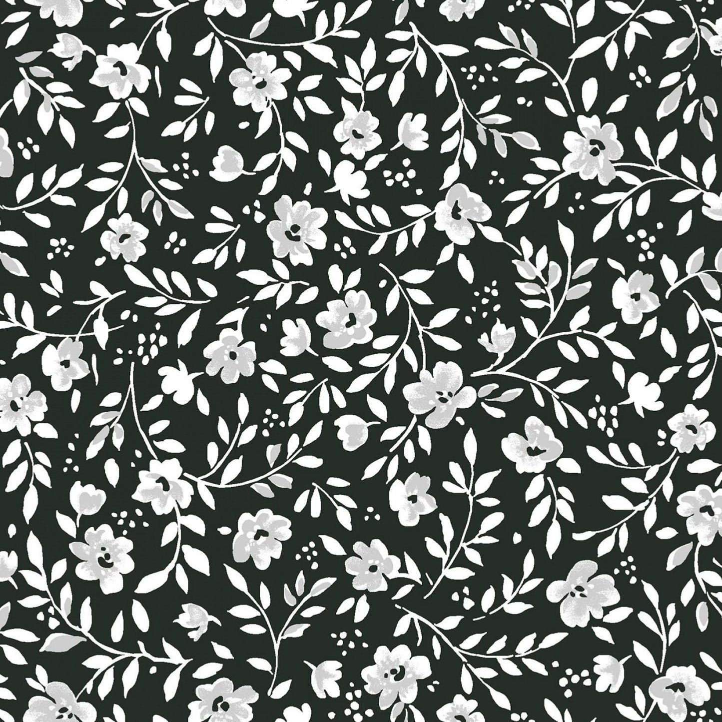Garden Picnic 5" Charm Pack, Maywood Studio CP-MASGAPI, 5" Precut Pink Green Black Floral Charm Pack Fabric Squares