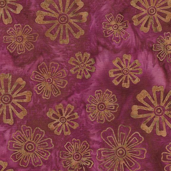 Earthy Enchantment Strip Pack, Island Batik, 2.5" Precut Brown Burgundy Green Purple Batik Jelly Roll Fabric Strips