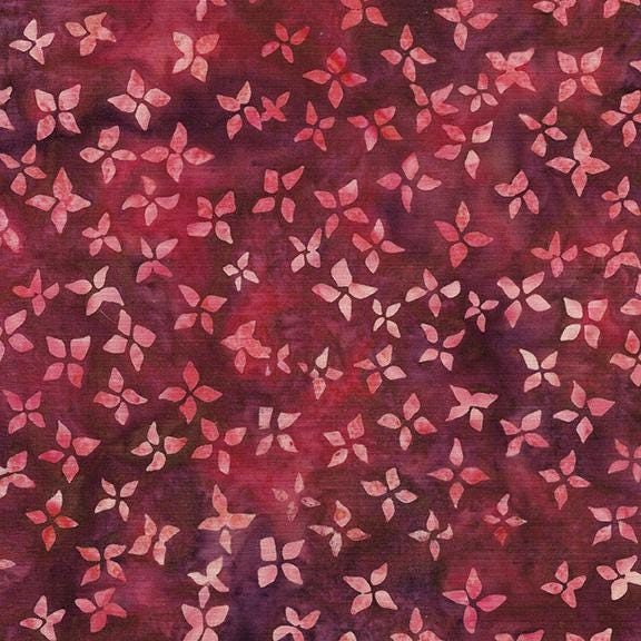Earthy Enchantment Strip Pack, Island Batik, 2.5" Precut Brown Burgundy Green Purple Batik Jelly Roll Fabric Strips