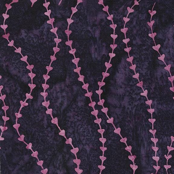 Earthy Enchantment Strip Pack, Island Batik, 2.5" Precut Brown Burgundy Green Purple Batik Jelly Roll Fabric Strips