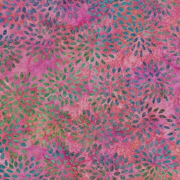Flutter Fly Stack, Island Batik, 10" Precut Teal Pink Yellow Purple Batik Layer Cake Fabric Squares