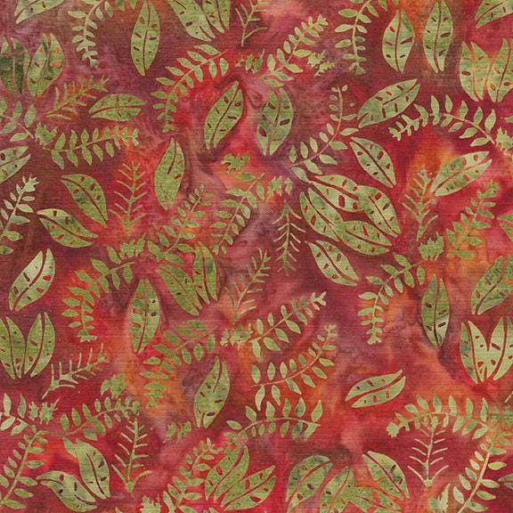 Earthy Enchantment Strip Pack, Island Batik, 2.5" Precut Brown Burgundy Green Purple Batik Jelly Roll Fabric Strips
