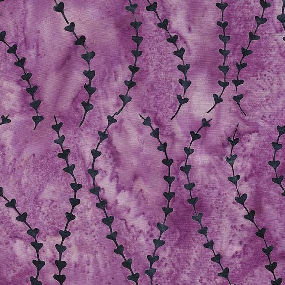 Earthy Enchantment Strip Pack, Island Batik, 2.5" Precut Brown Burgundy Green Purple Batik Jelly Roll Fabric Strips