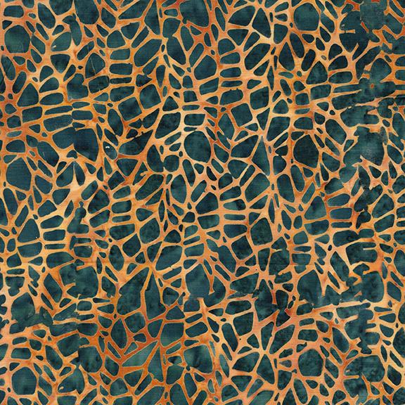 Stone Strata Strip Pack, Island Batik, Batik Jelly Roll, 2.5" Precut Fabric Strips, Teal Beige Green Brown Batik Fabric Strips