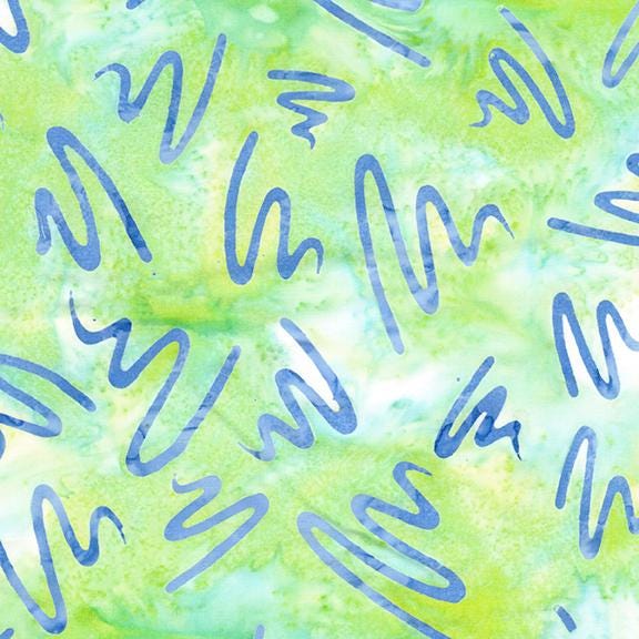 Aurora Stack, Island Batik, 10" Precut Purple Green Turquoise Blue Batik Layer Cake Fabric Squares