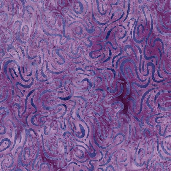 Aurora Stack, Island Batik, 10" Precut Purple Green Turquoise Blue Batik Layer Cake Fabric Squares