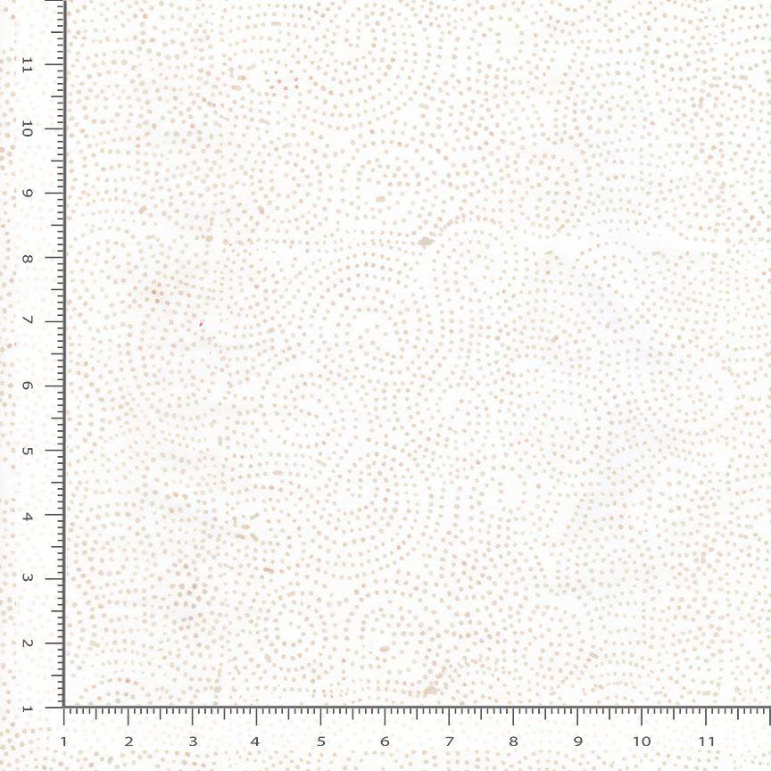 Tonga USA Batik - Cosmic Sky Tan Dot Swirls on Off White Batik Fabric, Timeless Treasures B9534-Peace, Neutral Batik Fabric, By the Yard